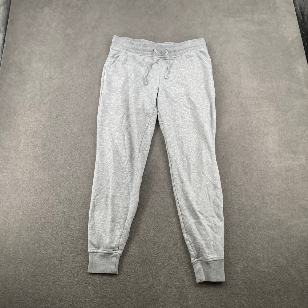 Dip Sleepwear Gray Heathered Jogger Pajama Pants Womens Medium Drawstring Pocket